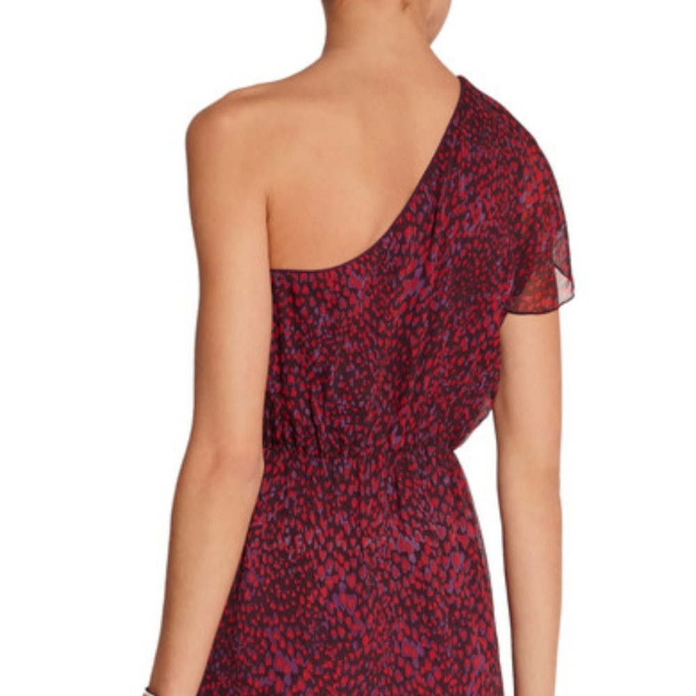 NWT Anna Sui animal print silk georgette dress 8 - Picture 2 of 5